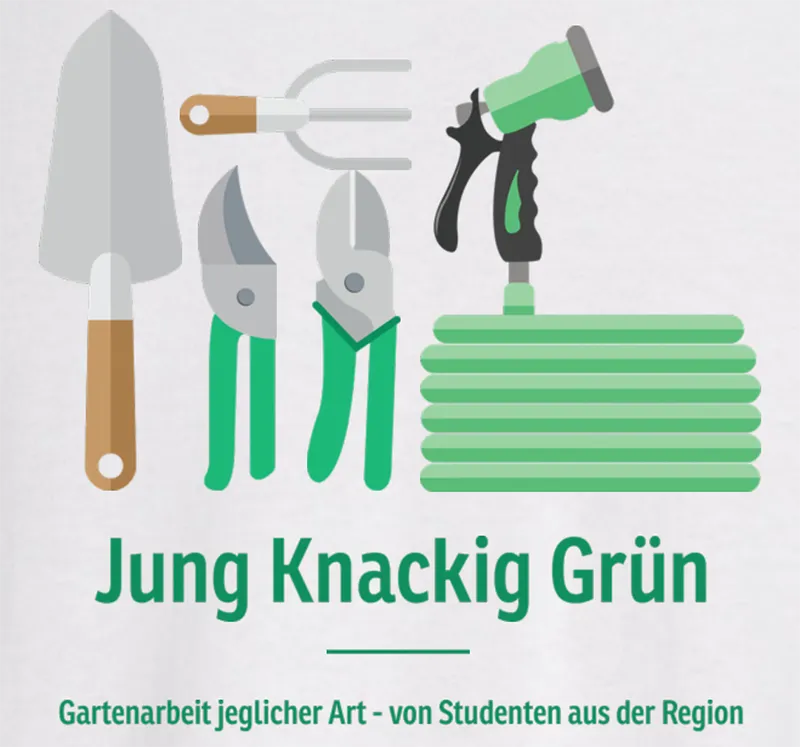 Jung Knackig Grün Corporate Identity früher